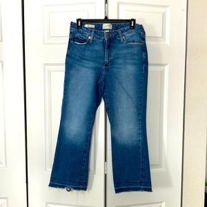 Universal Thread Cropped, Fringe, Ankle Bootcut Jeans